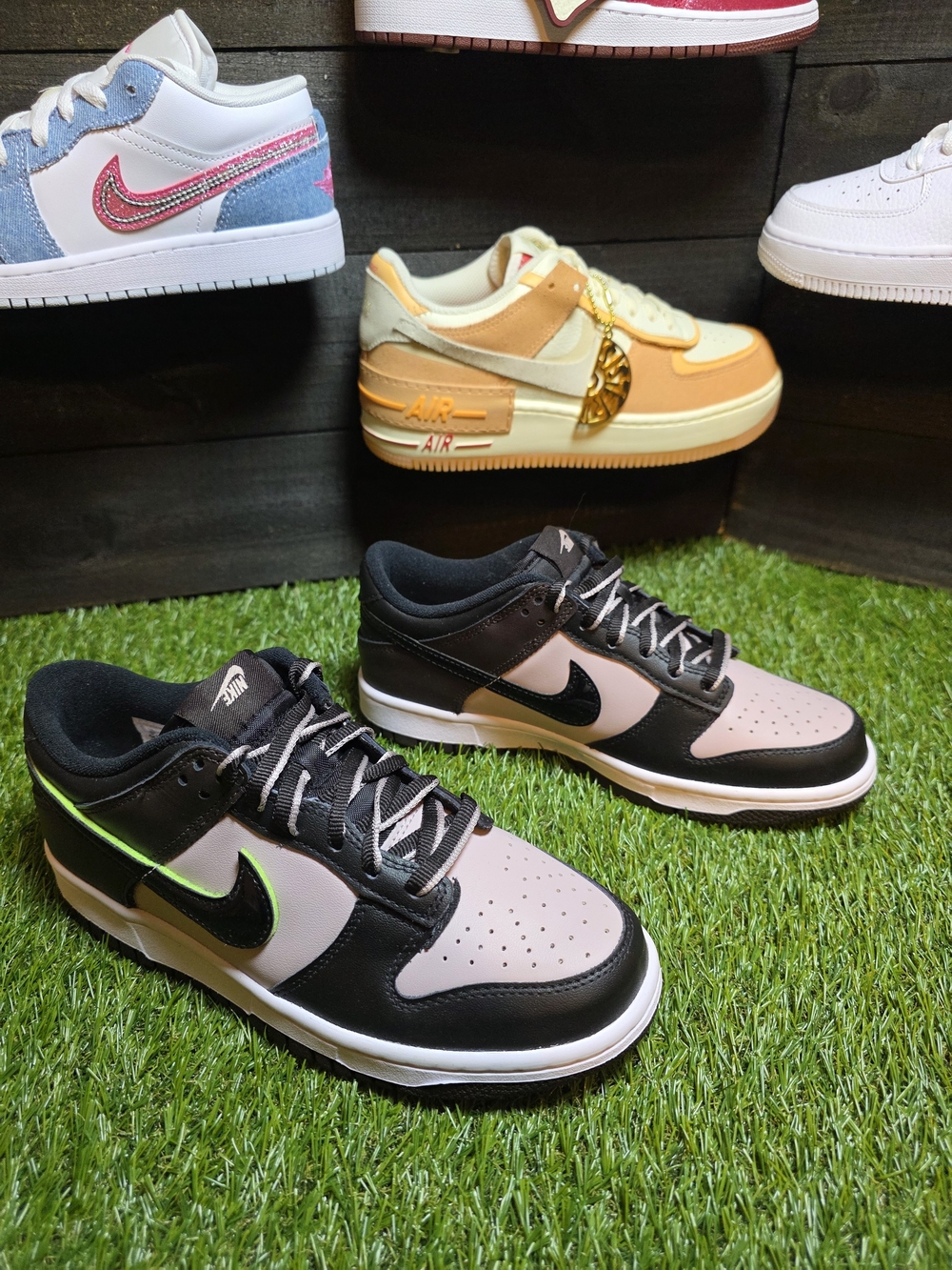 6y Nike Dunk Low SE Gs Particle Rose\ Black